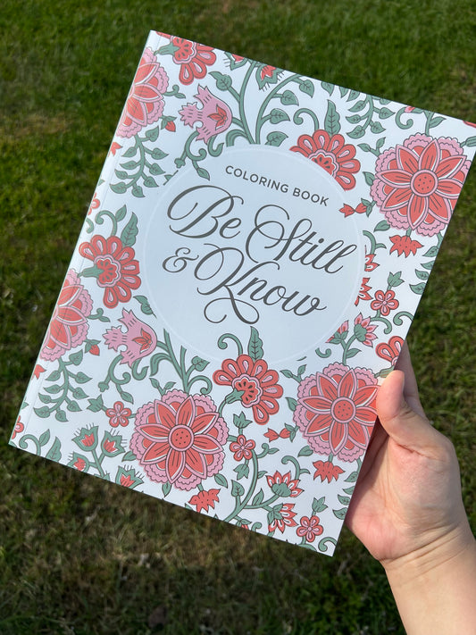 Be Still & Know Scripture Coloring Book